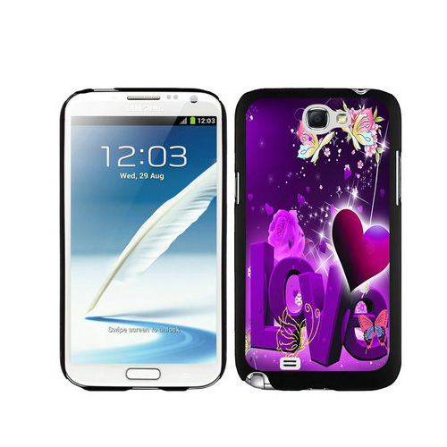 Valentine Love Samsung Galaxy Note 2 Cases DRK | Women - Click Image to Close